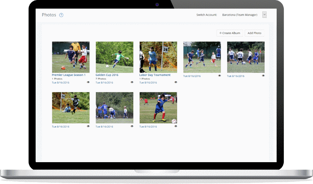 Features for Sports Teams - Team Photos